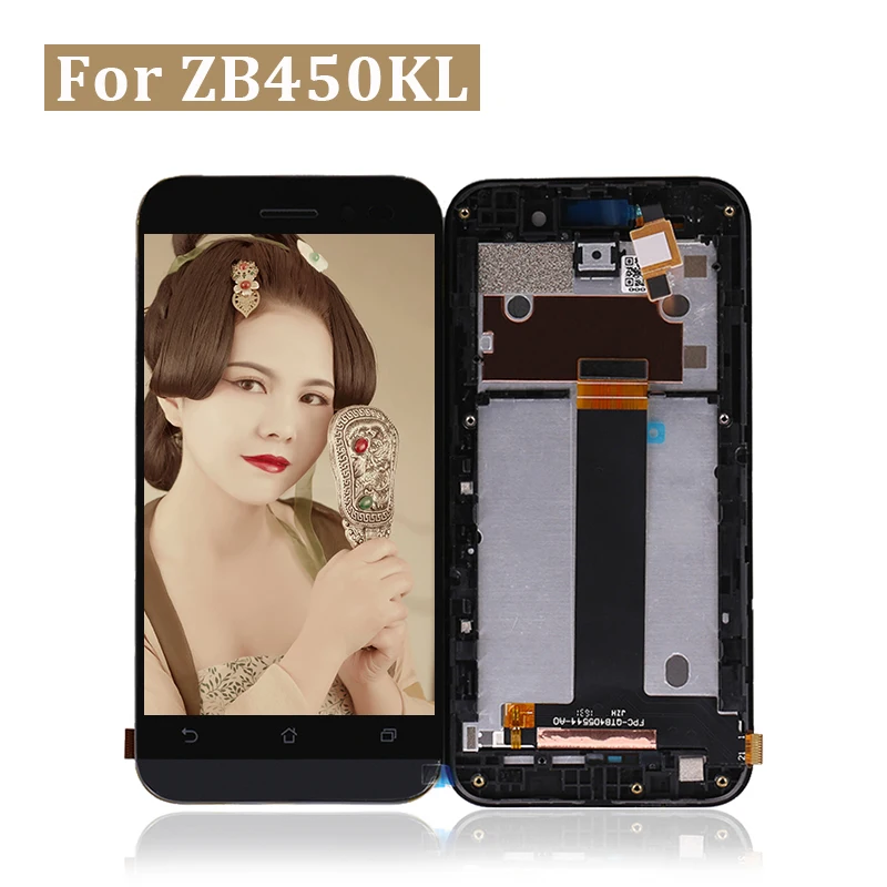 ЖК дисплей для Asus ZenFone Go ZB450KL LCD X009D Сенсорная панель экран дигитайзер сборка с