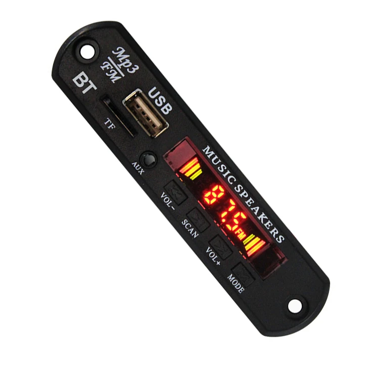 Bluetooth Mp3 декодер плата плеер Автомобильный комплект Fm радио Tf Usb Wma Aux аудио