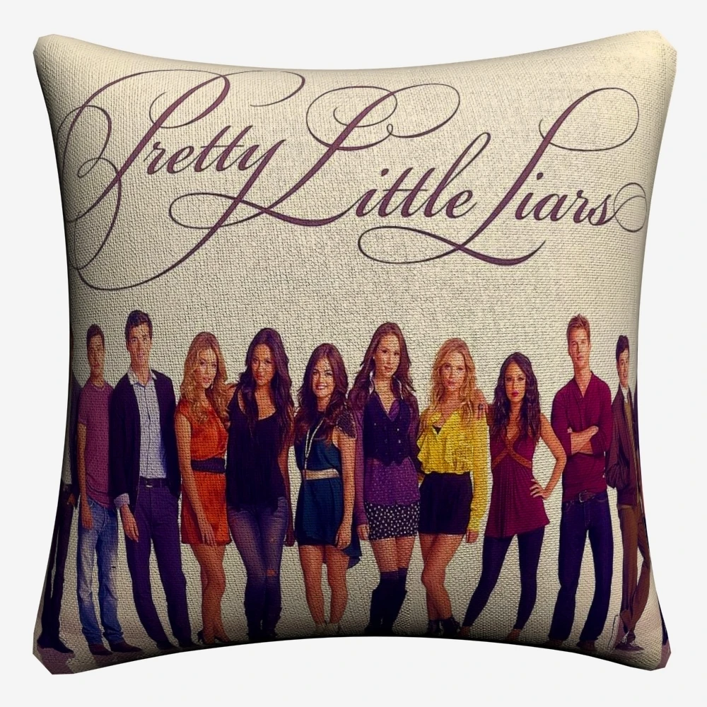 Pretty Little Liars ТВ серия хлопок и лен наволочка 45x45 см декоративная чехол для дивана