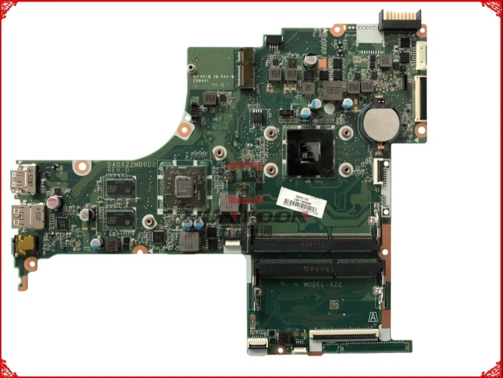Высокое качество 809339 501 для ноутбука Pavilion 17 G серии Материнская плата 601 DA0X22MB6D0 A6 6310