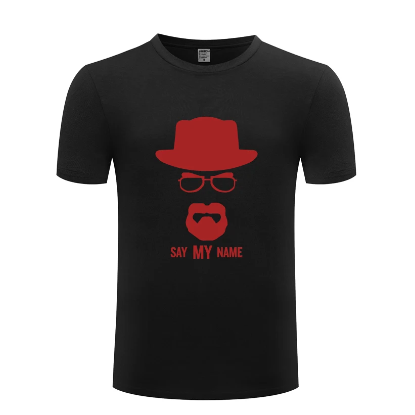 Мужская футболка Breaking Bad Heisenberg повседневная хлопковая с коротким рукавом и