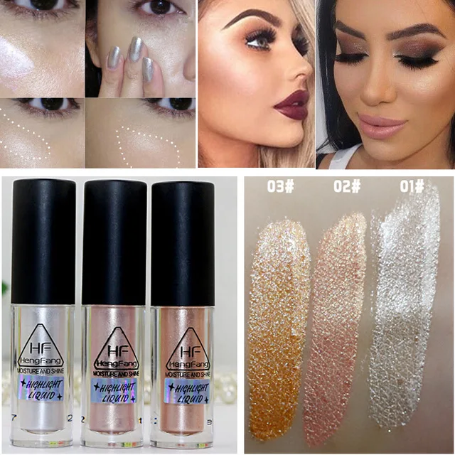 HengFang брендовый светящийся комплект для подсветки Maquiagem Shimmer Beauty Contour