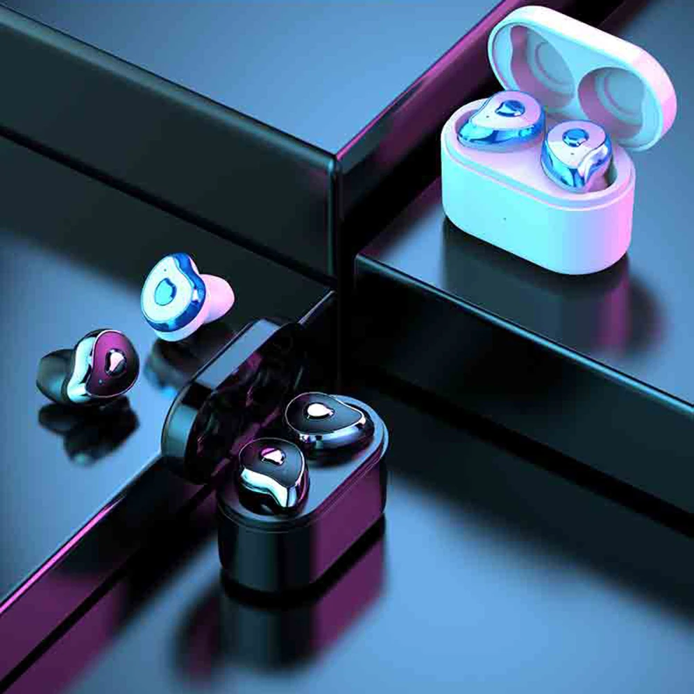 Новые Bluetooth наушники 5 0 TWS Беспроводная мини гарнитура стерео бас