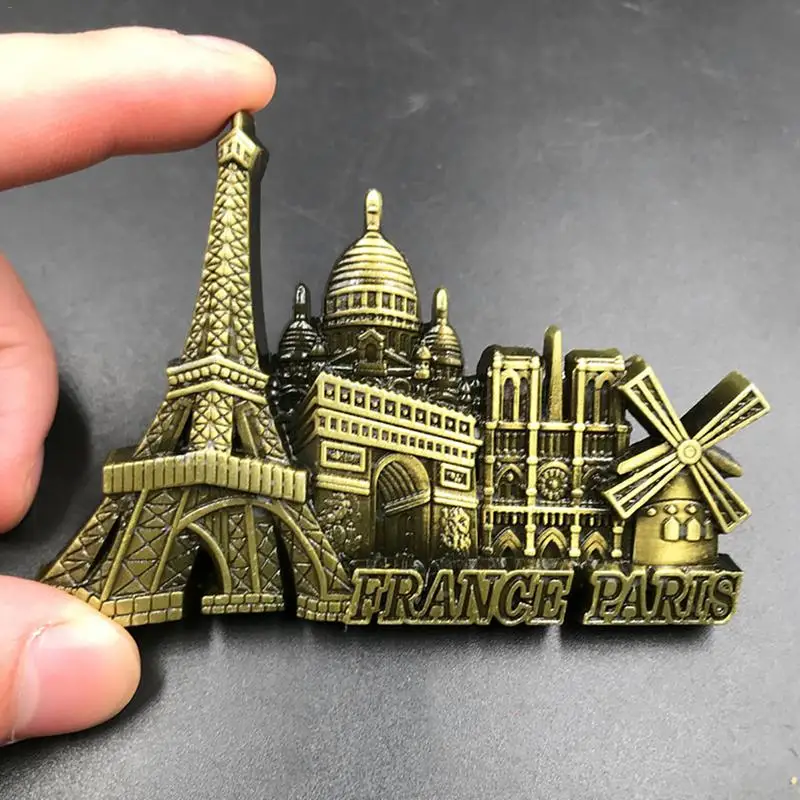 3D магнит на холодильник производство Китай Notre Dame De Paris для путешествий по миру