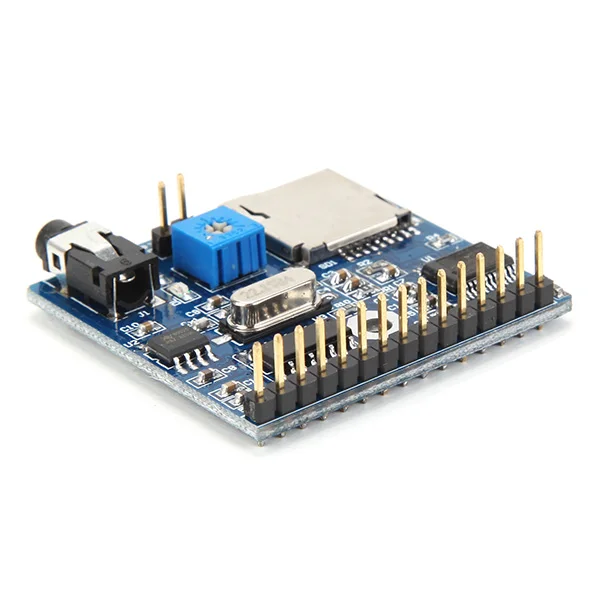 1 шт. плата модуля распознавания голоса CLAITE MP3/WAV напоминания для платы Arduino DC 5 В 9
