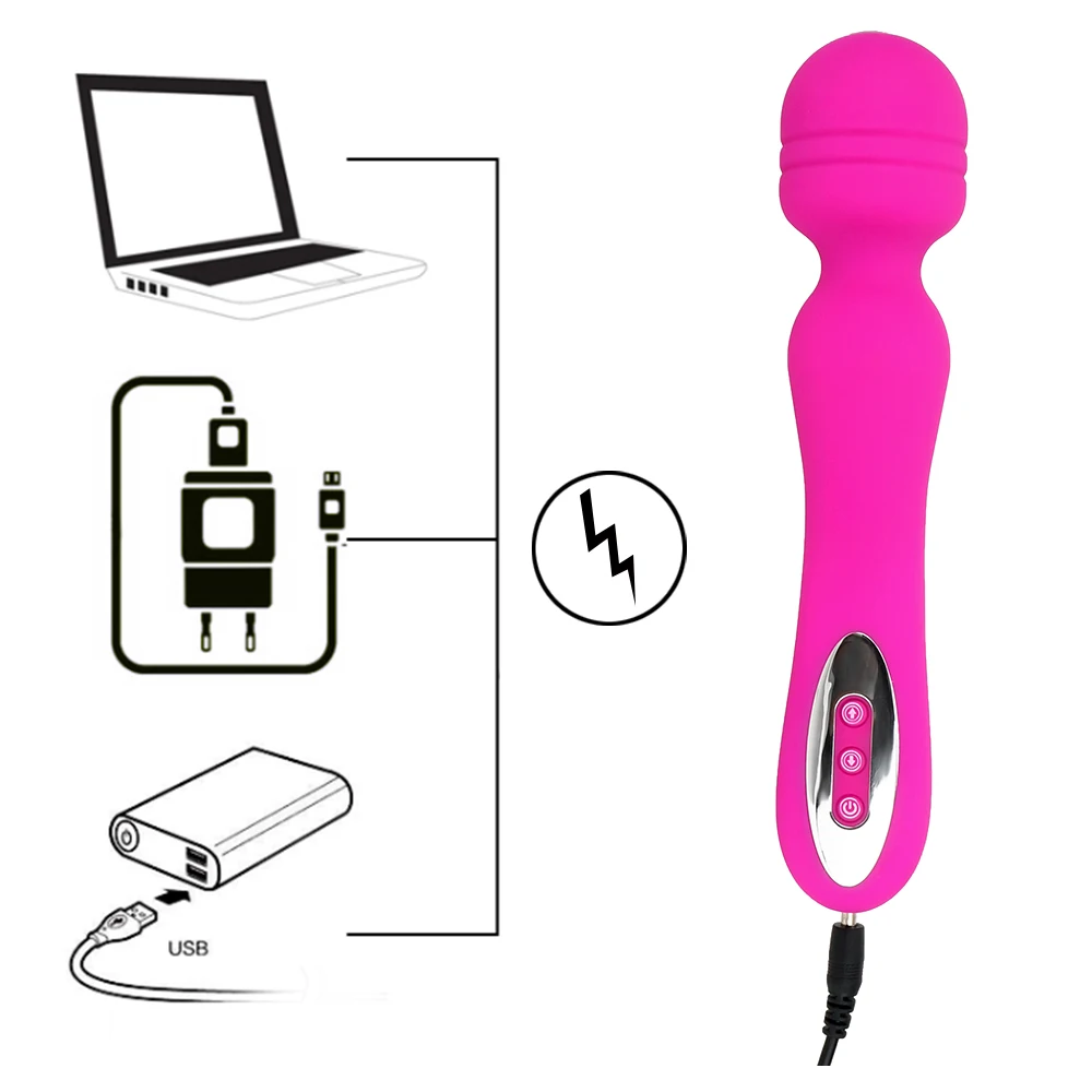 Оло Стимулятор клитора AV Stick Вибратор Волшебная палочка массажер эротическая