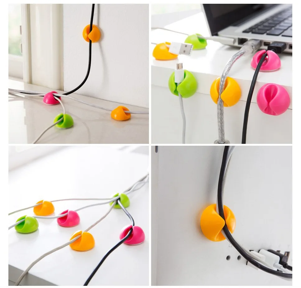 Комплект из 3 предметов твердый зажим для провода и органайзеры аксессуары