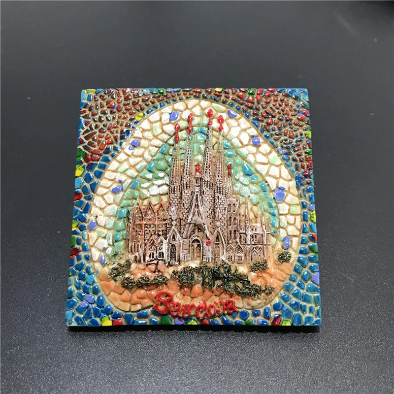 

Spain Scenic Fridge Magnets Famous Landscape Refrigerator Magnets Souvenir Modern Home Kitchen Decoration