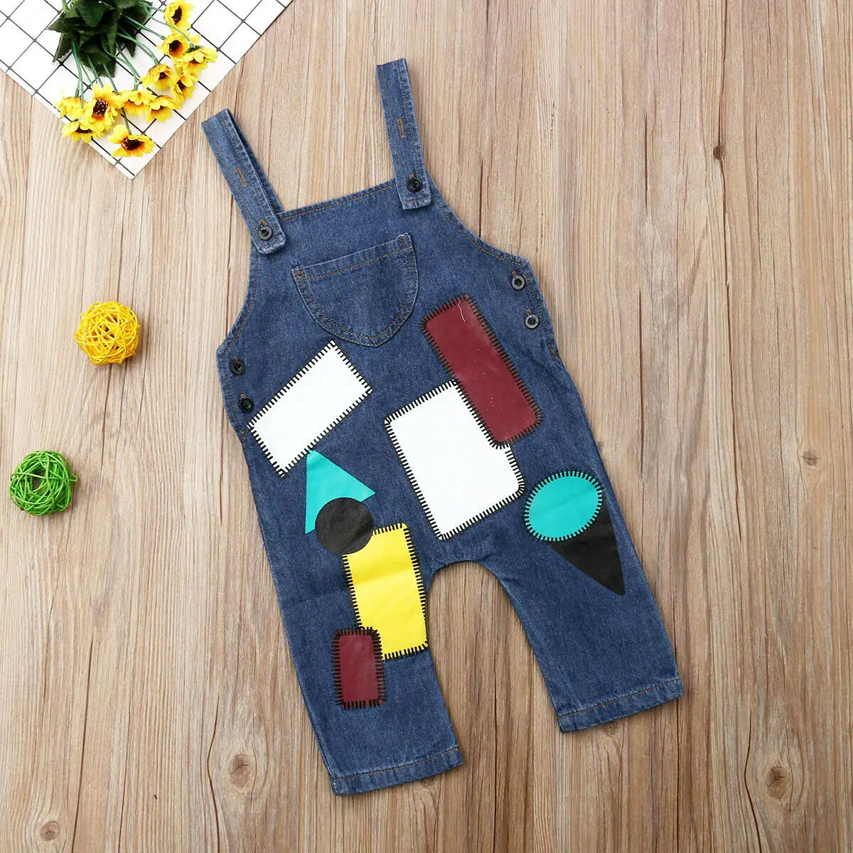 Новая стильная повседневная одежда для маленьких мальчиков и девочек джинсовые