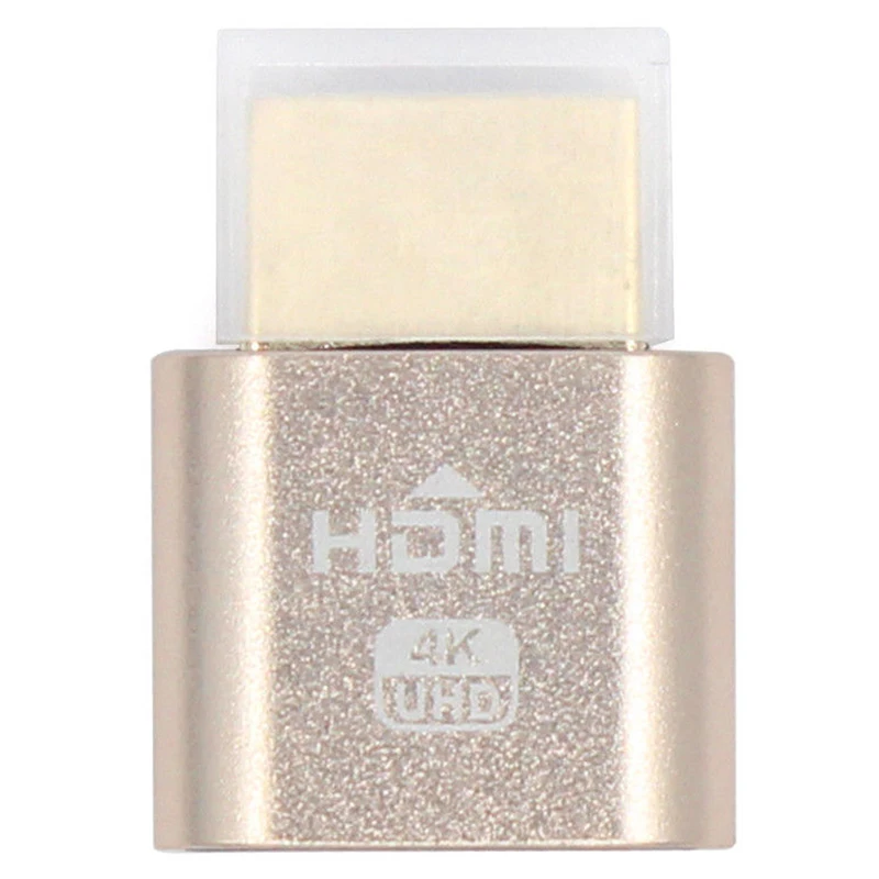 Адаптер Виртуального дисплея VGA HDMI DDC EDID пустышка Безголовый эмулятор