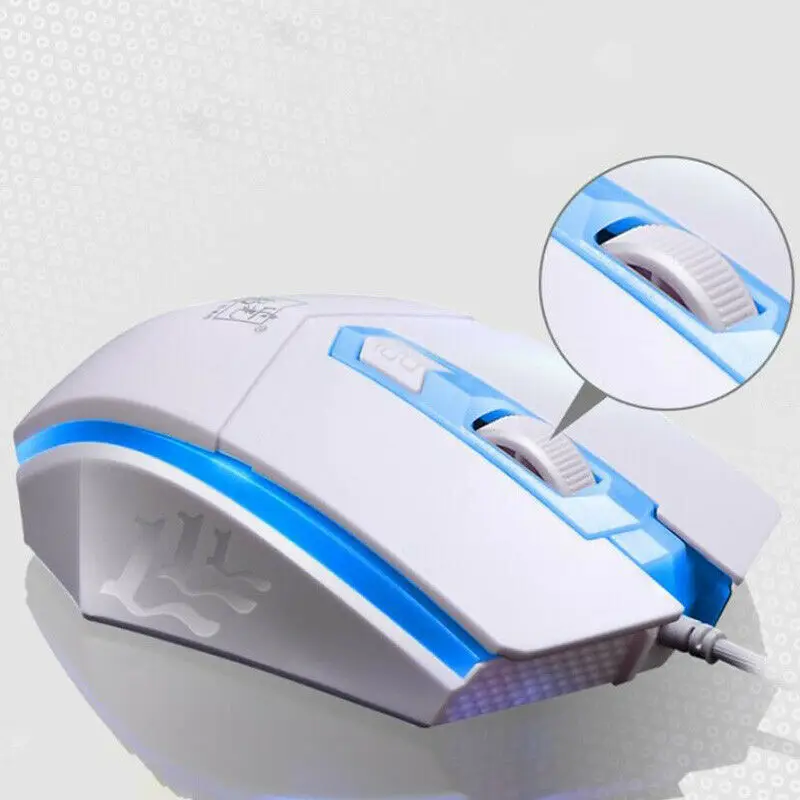 Новая Радужная светодиодная игровая клавиатура Pro набор мыши проводная USB и мышь