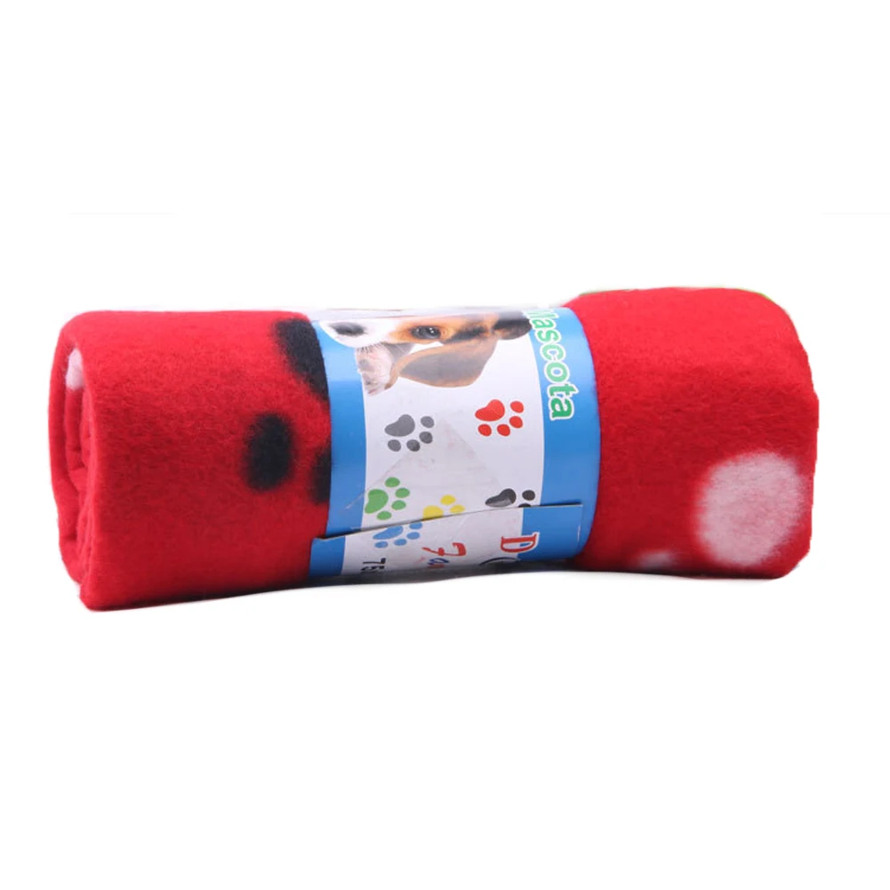 For Cat Rabbits Footprint Bed Carrier Cushion Warm Soft Pet Dog Winter Plush Sleep Mat Blanket Couch Pad | Дом и сад