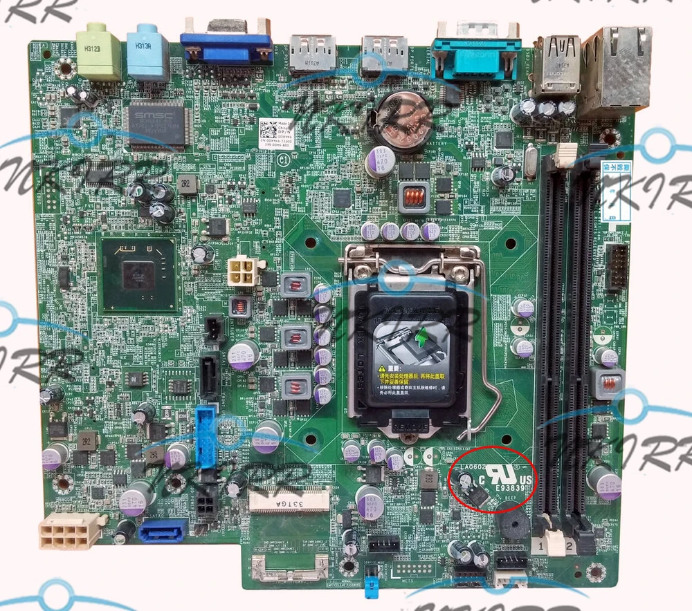 Материнская плата E93839 LA0602 HJG5K V8WGR MN1TX DXYK6 9NF9J 0HJG5K 0V8WGR 0MN1TX 0DXYK6 09NF9J DDR3 для DELL Optiplex 9010 7010