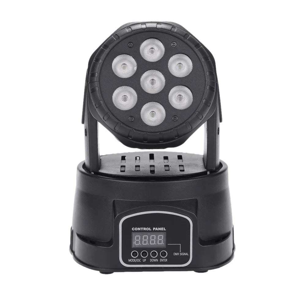 Диско светильник DMX512 7 светодиодов 105 Вт RGBW 9/14 каналов|Эффект освещения сцены| |