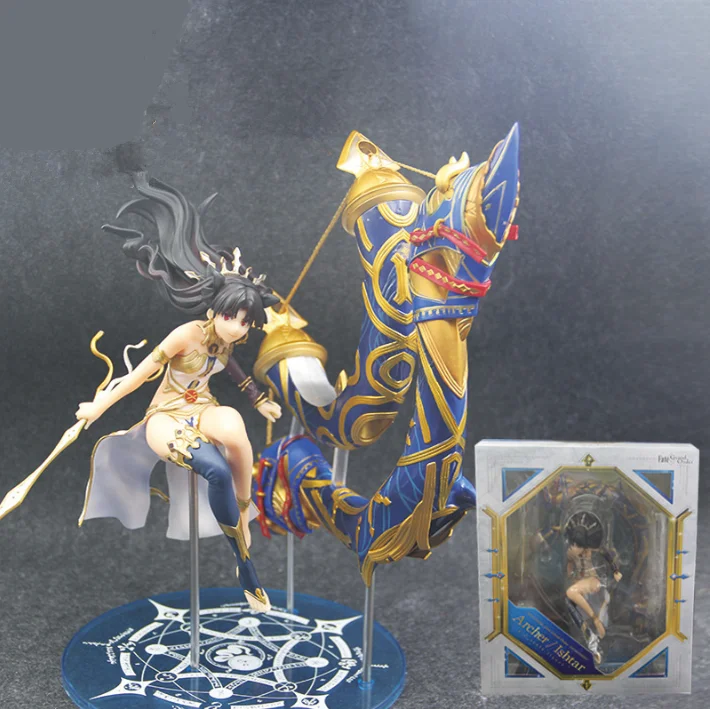 26 см статуя Fate/Grand Archer Ishtar богиня войны экшн фигурка из ПВХ гигантский лук модель