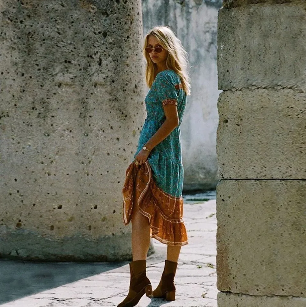 OSULIVAN размера плюс летнее женское платье Zomer Jurk Boho Jurken Grote Maten Robe Femme пляжное