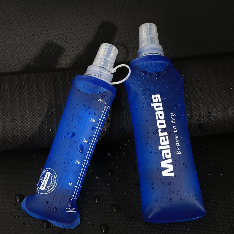 

Squeeze Water Bottle Foldable Drinking Bag Pouch Outdoor Hiking Camping Running Cycling Sports Cup