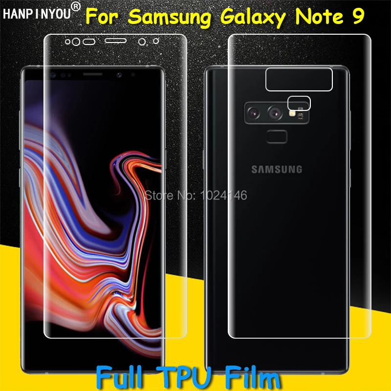 Защитная пленка из мягкого ТПУ с полным покрытием для Samsung Galaxy Note 9 N9600 6 4 &quot(не