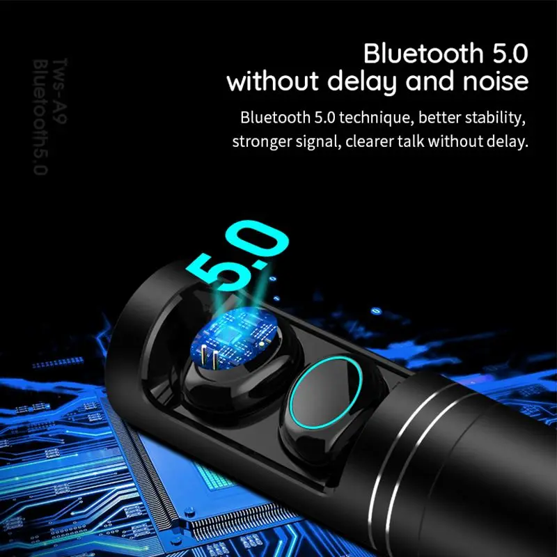 CLAITE A9 без потерь Hi Fi bluetooth 5 0 наушники IPX7 Водонепроницаемый металлические