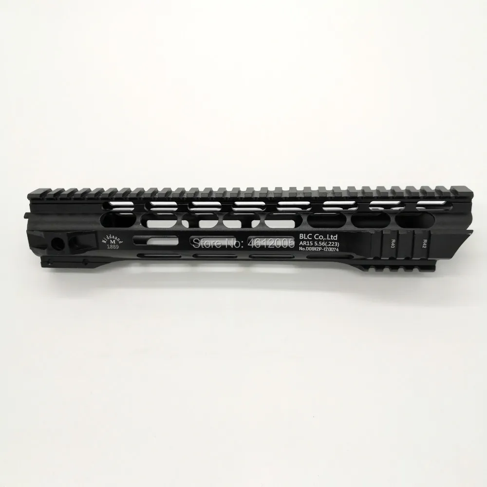 12 дюймов тактический MLOK трубчатое цевье супер тонкий ar 15 Handguard Quad Rail для M4