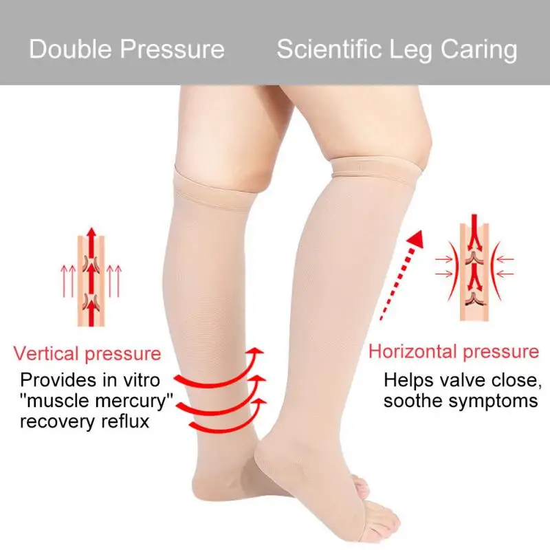 1 пара носки унисекс с варикозой против усталости Компрессионные гольфы v|Брекеты