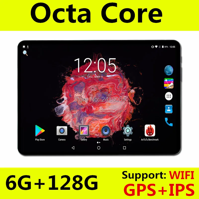 Google Android 8 0 10 дюймовый планшет с восьмиядерным процессором 3G 4G FDD LTE 6 ГБ ОЗУ 128 Гб