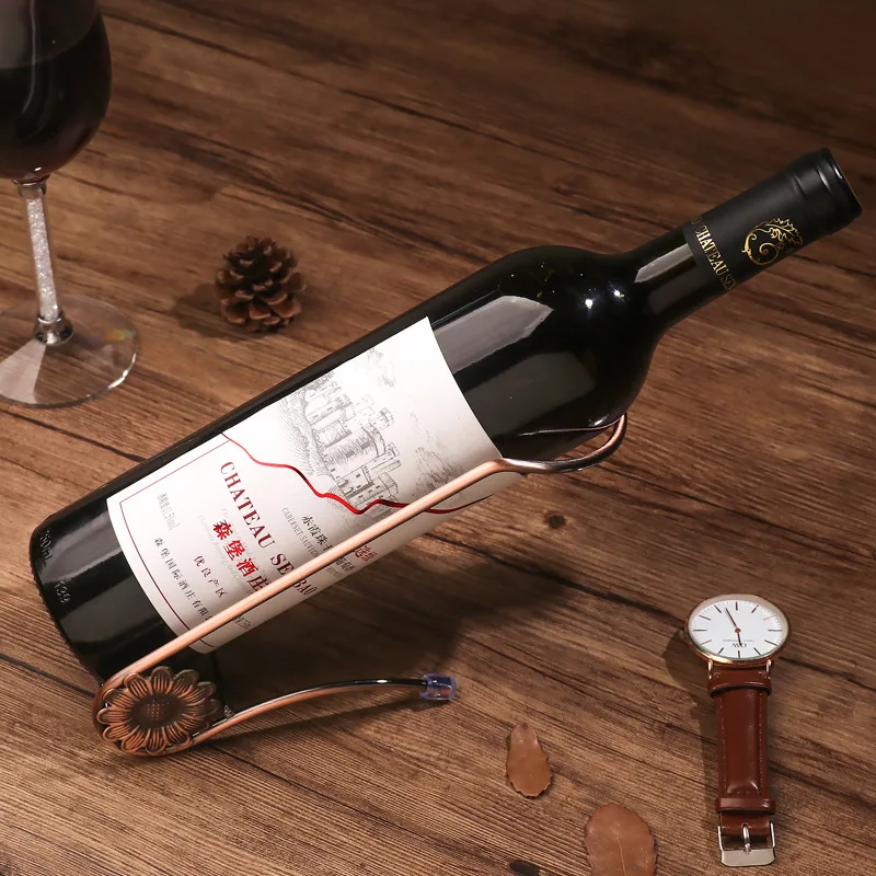 Держатель Вина кованые винограда винный шкаф украшения дома Гостиная охладитель