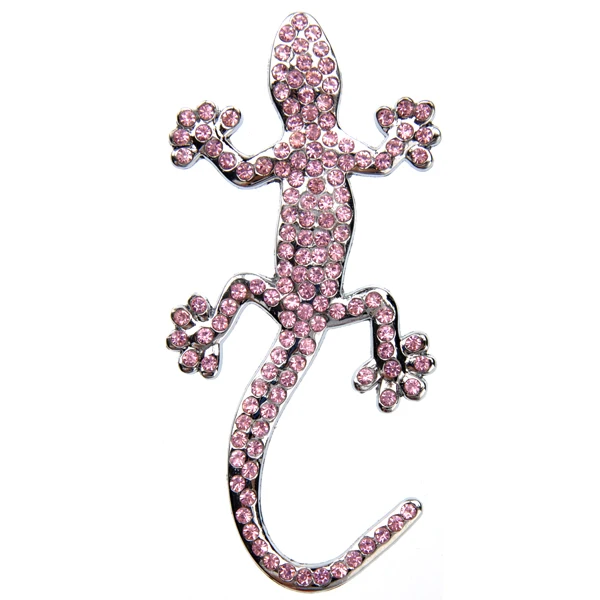 Универсальный стиль металлические стены ящерица форма автомобиля стикер