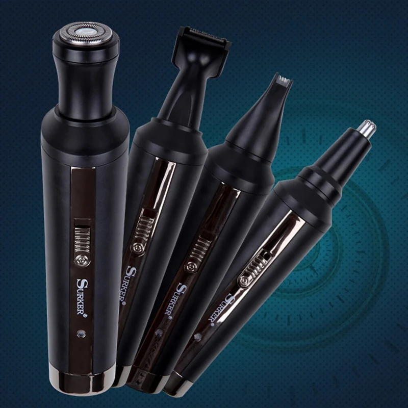 Surker Sk 217 4 в 1 Многофункциональный Триммер Водонепроницаемая перезаряжаемая