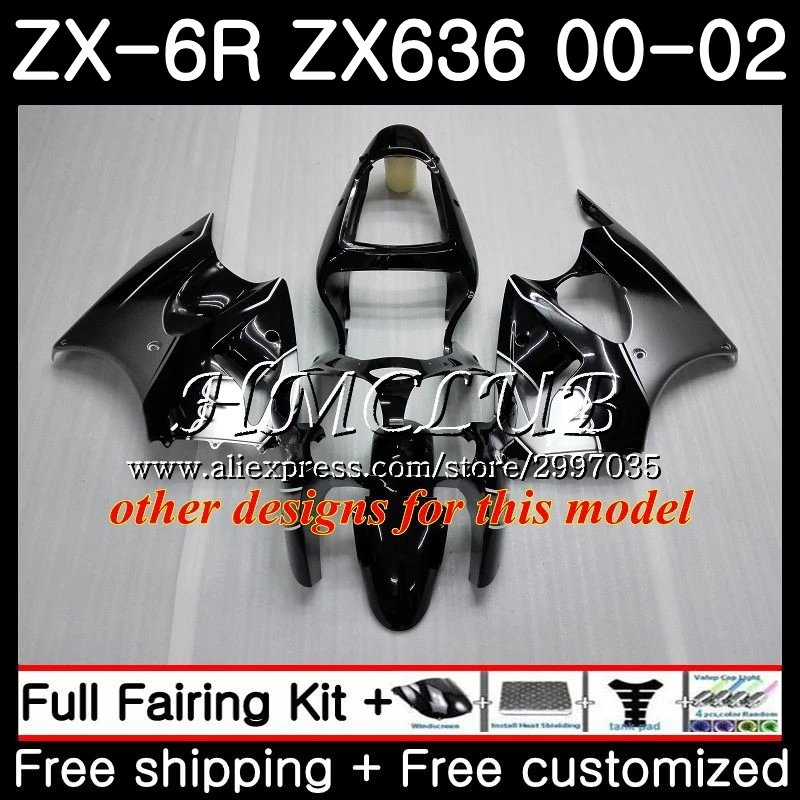 Корпус для KAWASAKI NINJA ZX 6 R ZX636 фабричная красная лампа 2000 2001 2002 57h4. 4 636 6R 600 CC Φ ZX6R 00 01 02