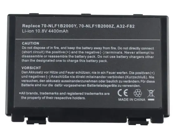 HSW Новый аккумулятор для ноутбука ASUS k50ij k50ab Аккумулятор k40in k50in F52 F82 K40 K50 A32 сменная