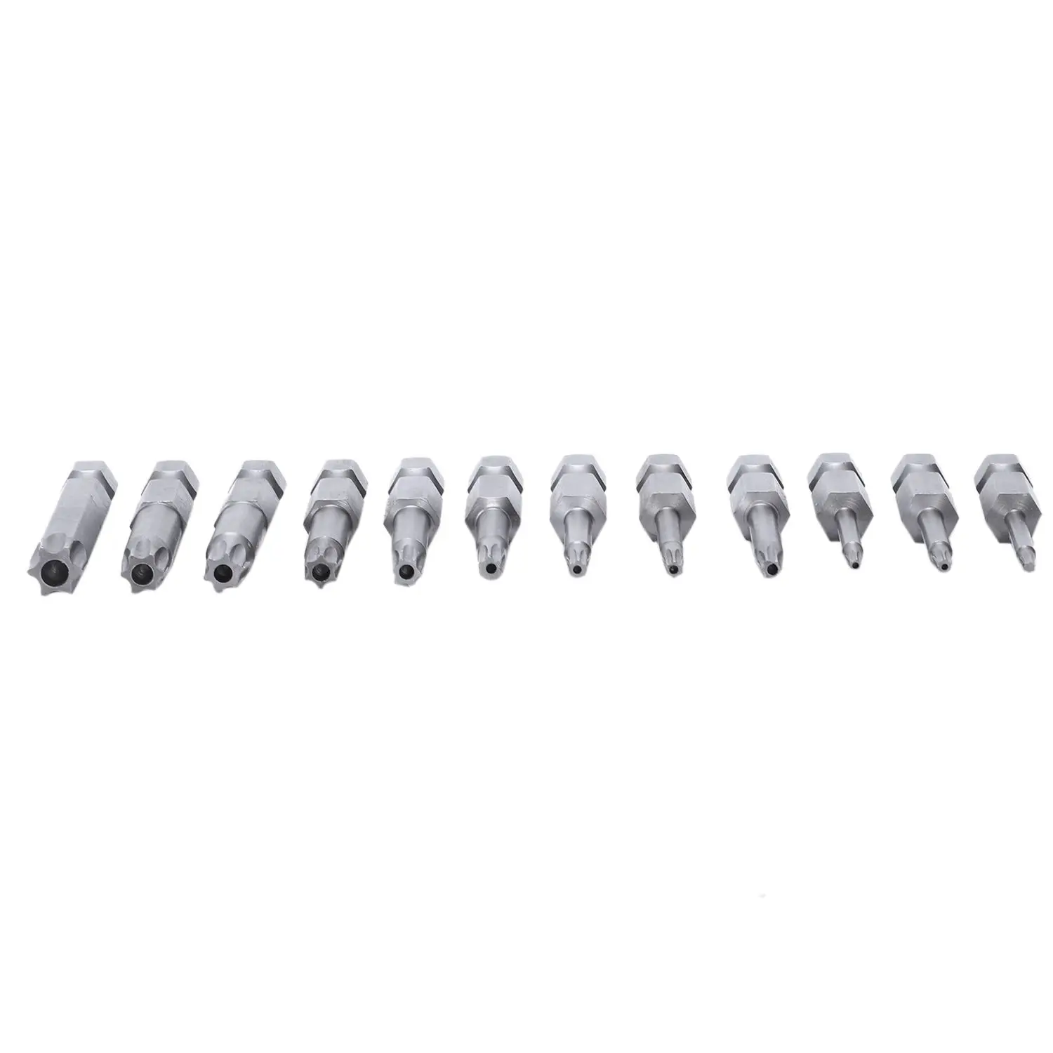 JFBL Hot 12Pcs Electric Tamper Torx Socket Screwdriver Bit Tool Set 1/4 inch 6.3mm | Инструменты
