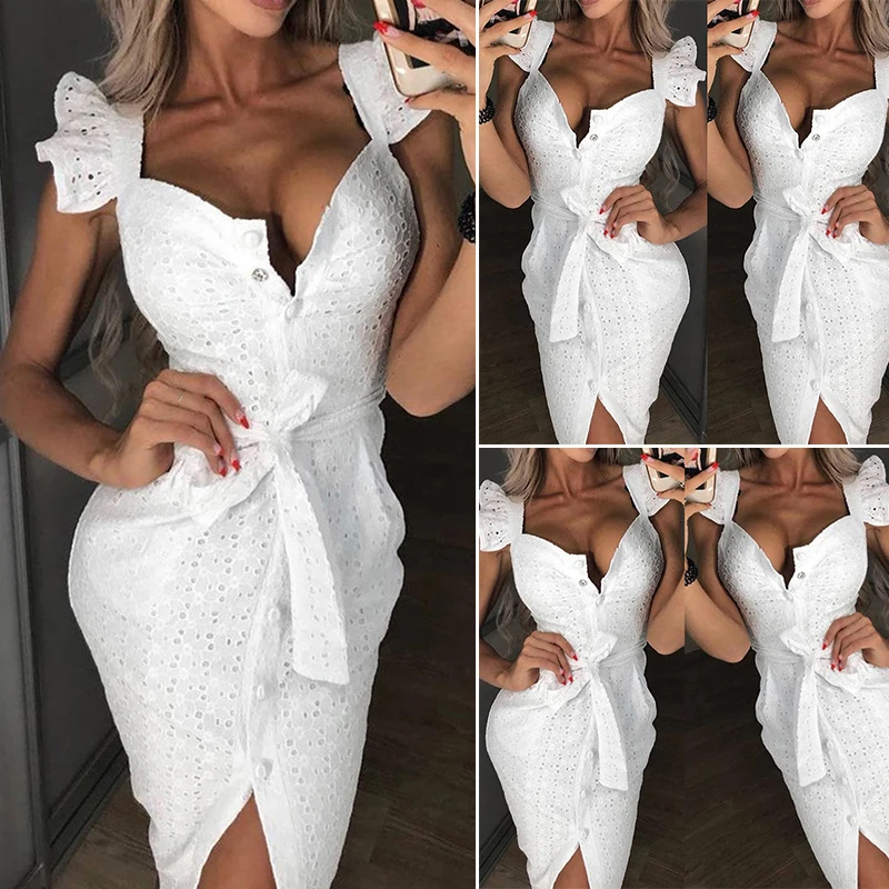 Женское платье на шнуровке облегающее однотонное вечернее элегантное пуговицах