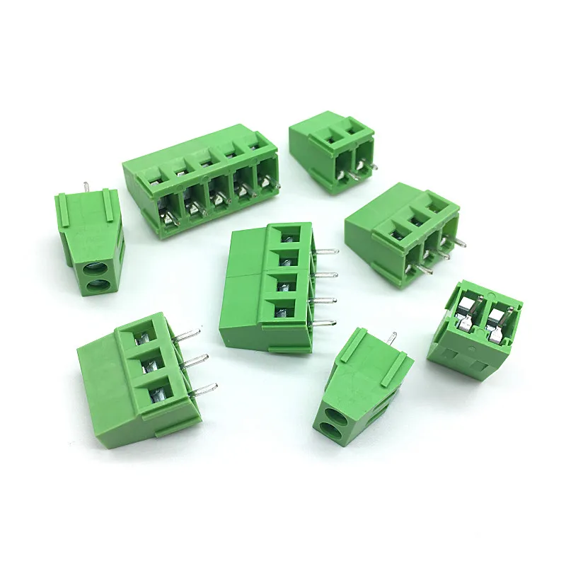 100 шт./лот KF128 5 0 мм 3Pin PCB винт Соединительный клеммный блок разъемов 300V 10A 3P