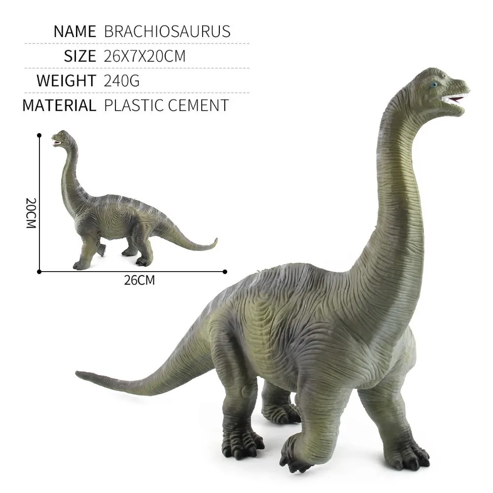 Jurassic Brachiosaurus Large Dinosaur Toys Action Figure Animal Model Collection Simulation Birthday Gift For Kids Decoration | Игрушки и