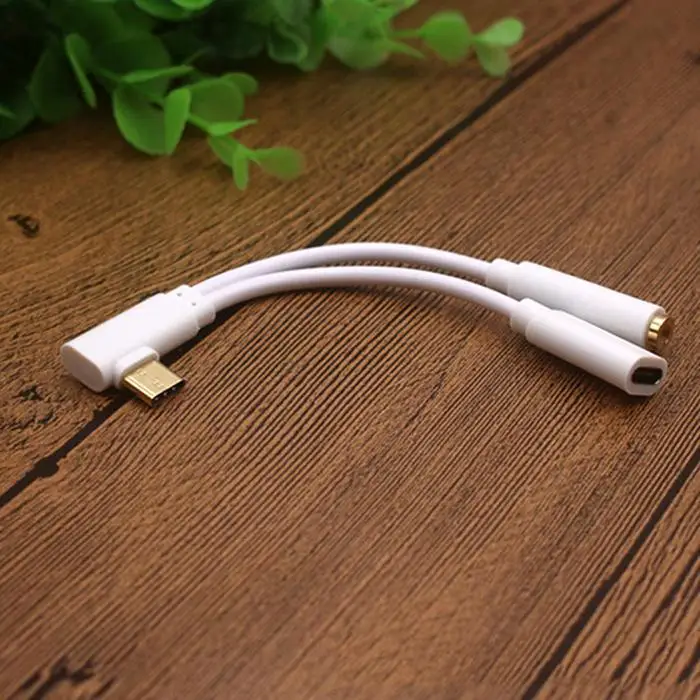Aux аудио кабель Тип Usb C до 3 5 мм Jack переходника для наушников конвертер Xiaomi Mi6 Mi6x Mi8