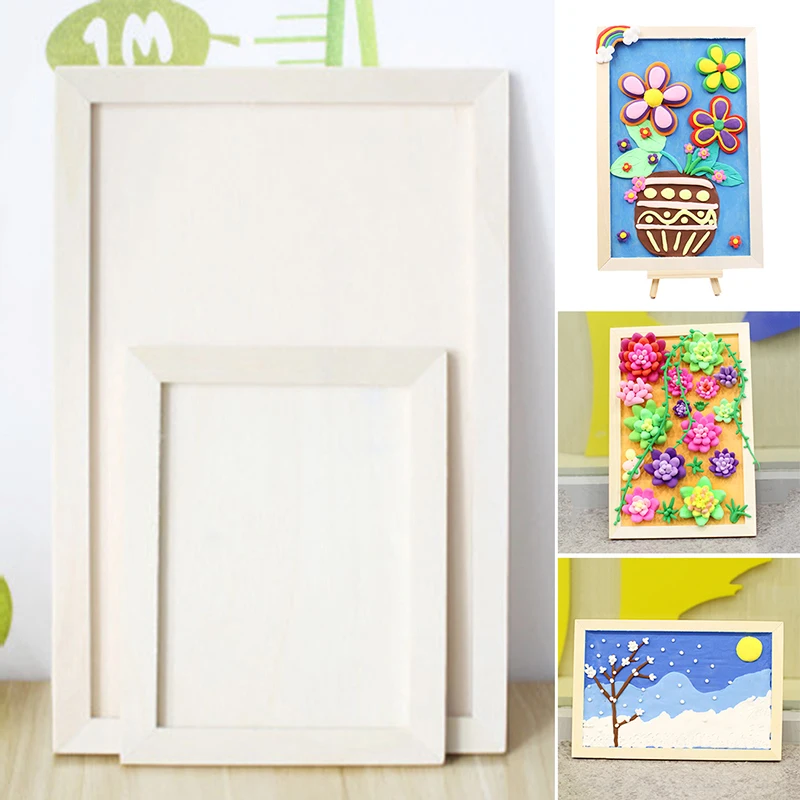 Деревянный пустой художественный холст доска картина рамка художественные