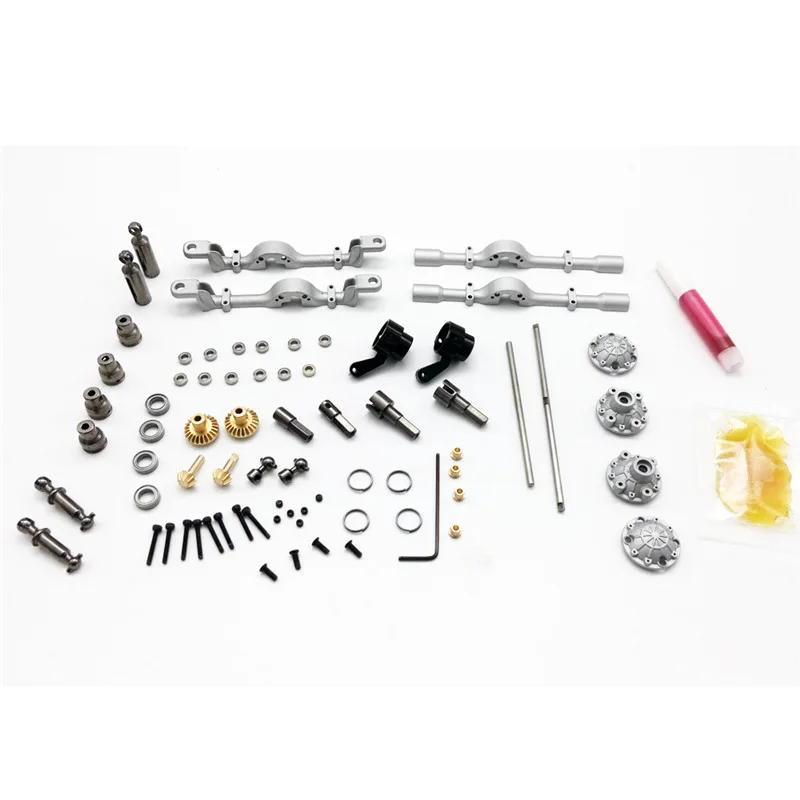 1 Set Front Rear Metal Bridge Axle for WPL B-1 B16 B24 B36 C14 C24 1/16 4WD 6WD Rc Car Parts | Игрушки и хобби