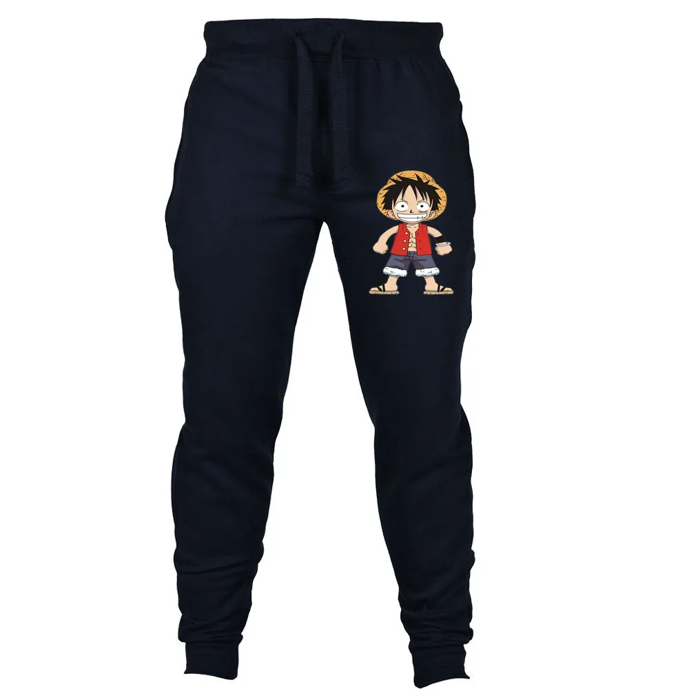 

Японские Аниме цельные штаны, Luffy, косплей, штаны с принтом, повседневные, хлопковые, зимние, для фитнеса, джоггеры, брюки, спортивные штаны дл...