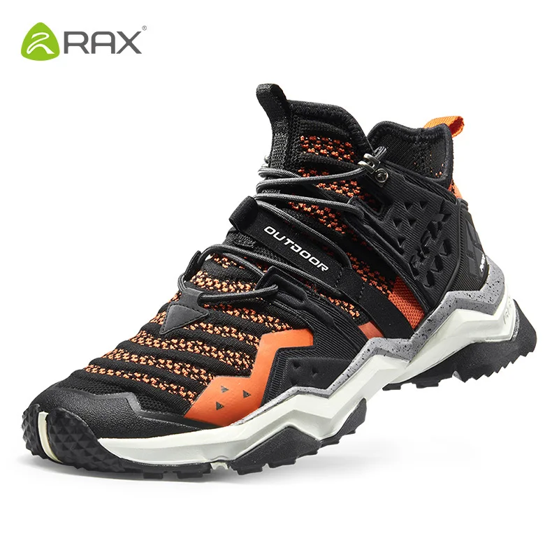 Rax Men  Hiking Shoes 2019 Spring New Breathable Outdoor Sports Sneakers for Men Mountain Shoes Trekking Sports Shoes Male