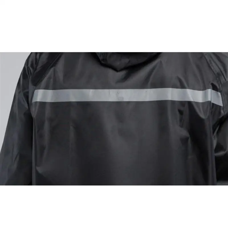 Two-piece Raincoats Eleastic Reflective Portable Rain Poncho Rainwear for Adults Men Women | Дом и сад