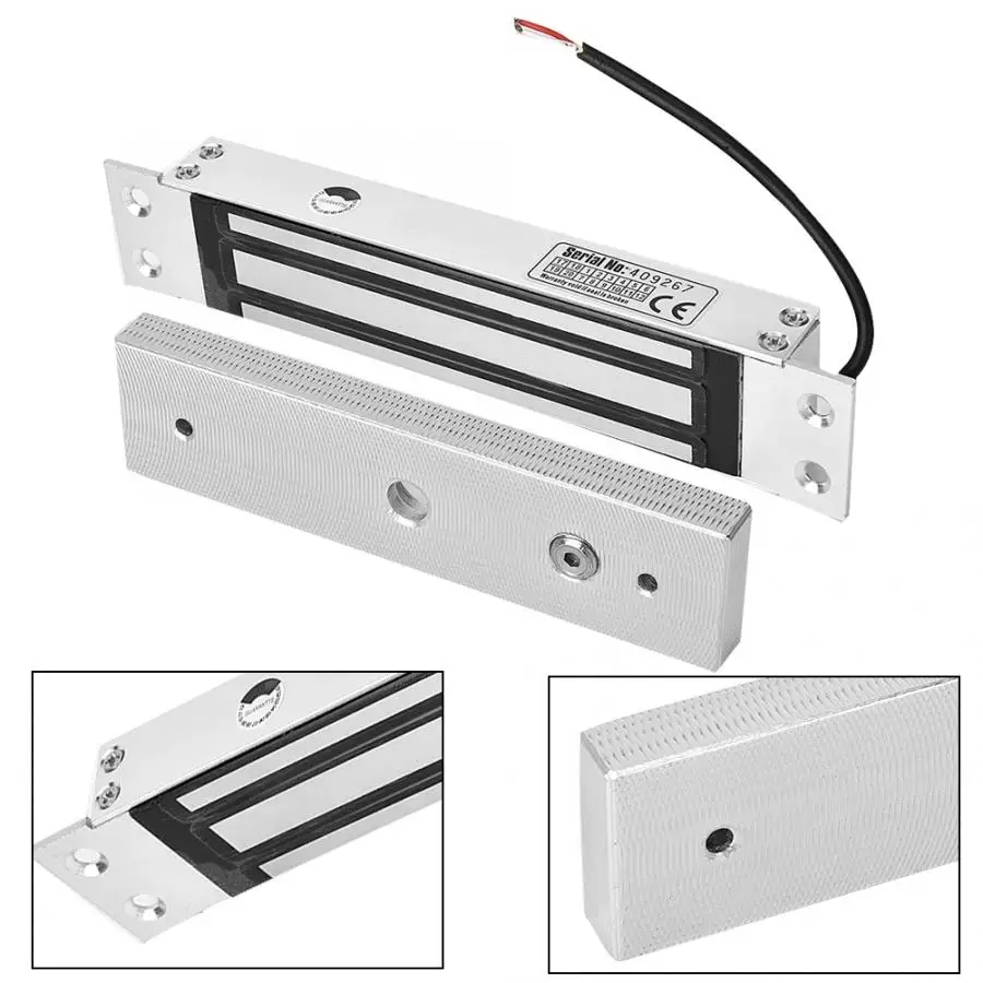 DC 12V 180kg Встроенный Электрический магнитный замок электромагнитный контроль