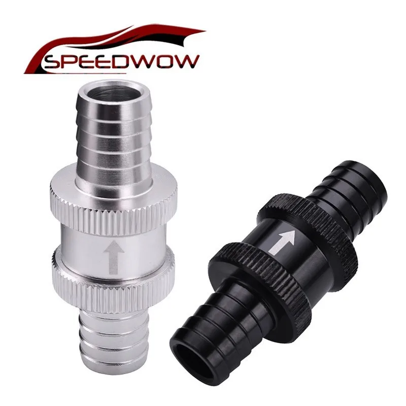 SPEEDWOW черный серебристый 9/16 &quot14 мм бензиновое дизельное топливо из алюминиевого