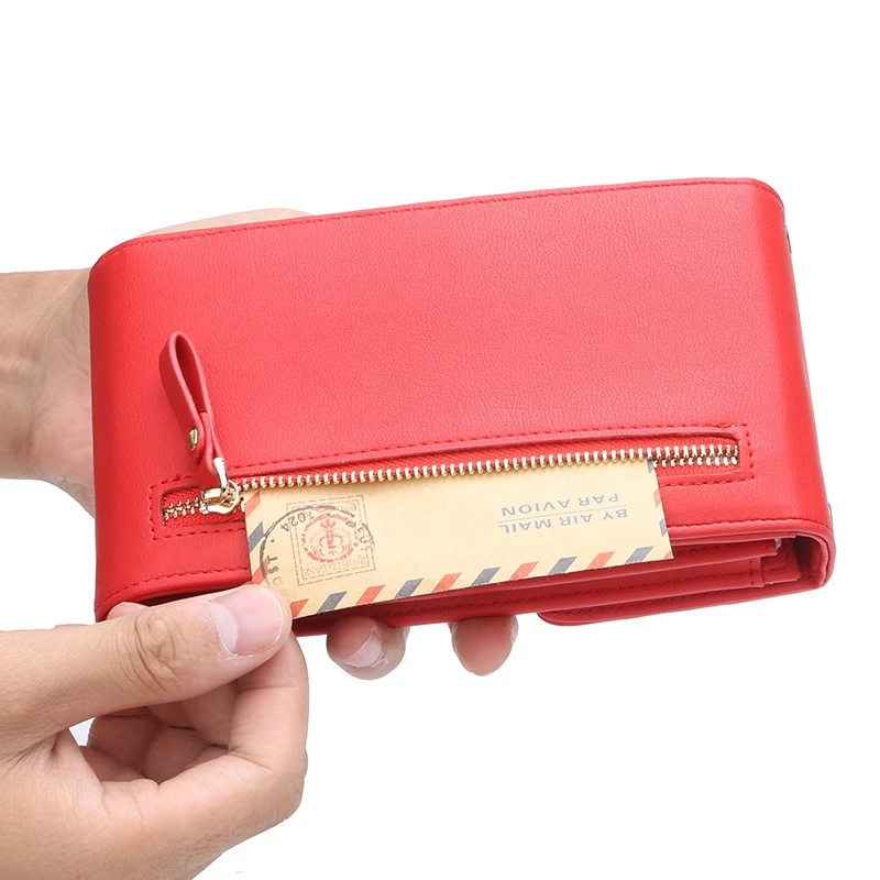 Женский кошелек однотонная маленькая Диагональная Сумка многофункциональная