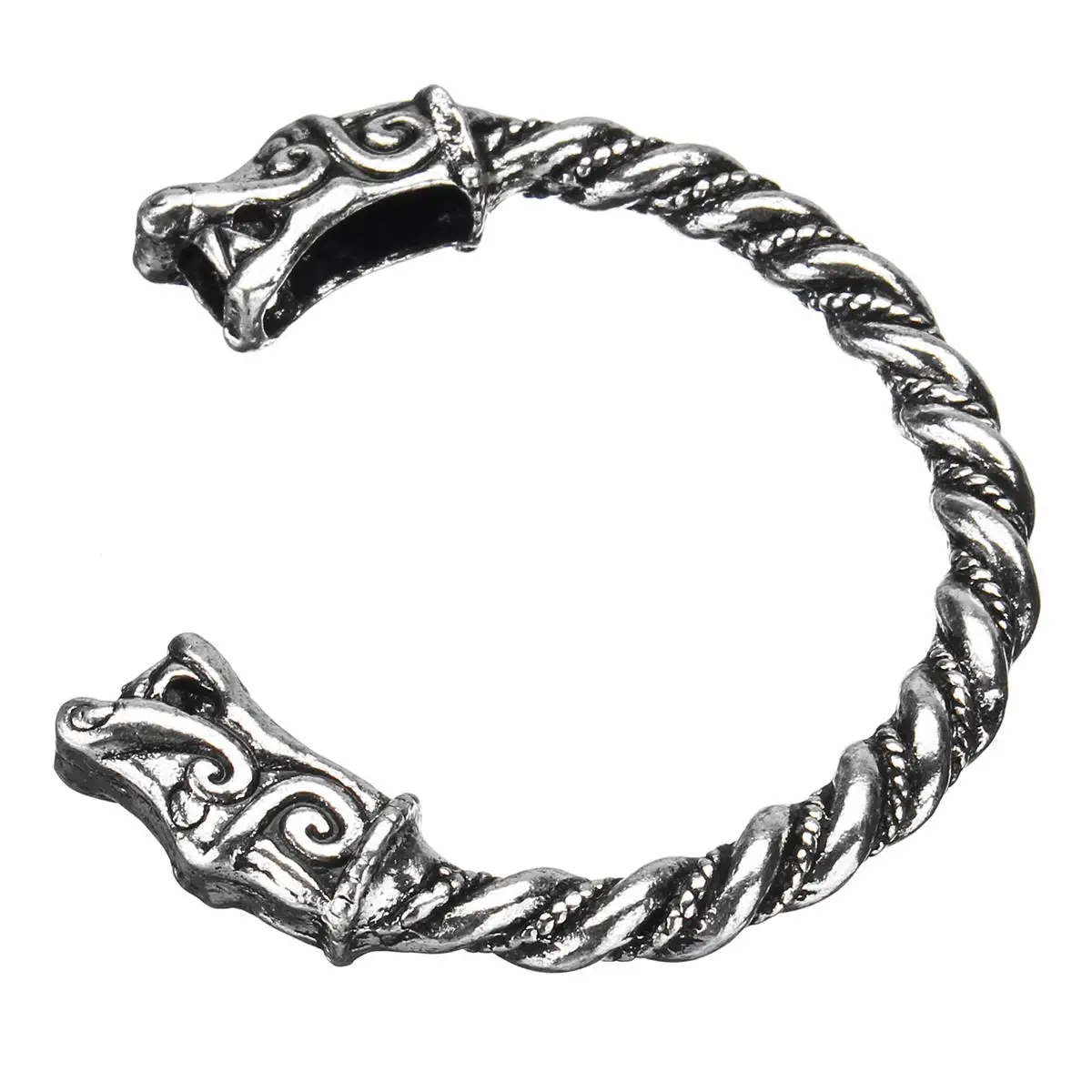 Браслет из нержавеющей стали с головой дракона Norse ювелирное изделие для