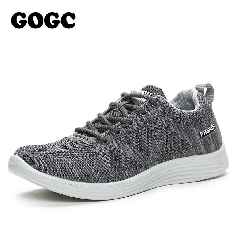 GOGC summer men casual shoes vulcanize Shoes black Sports Sneakers slip on for man brand canvas shoelaces loafers G336 |