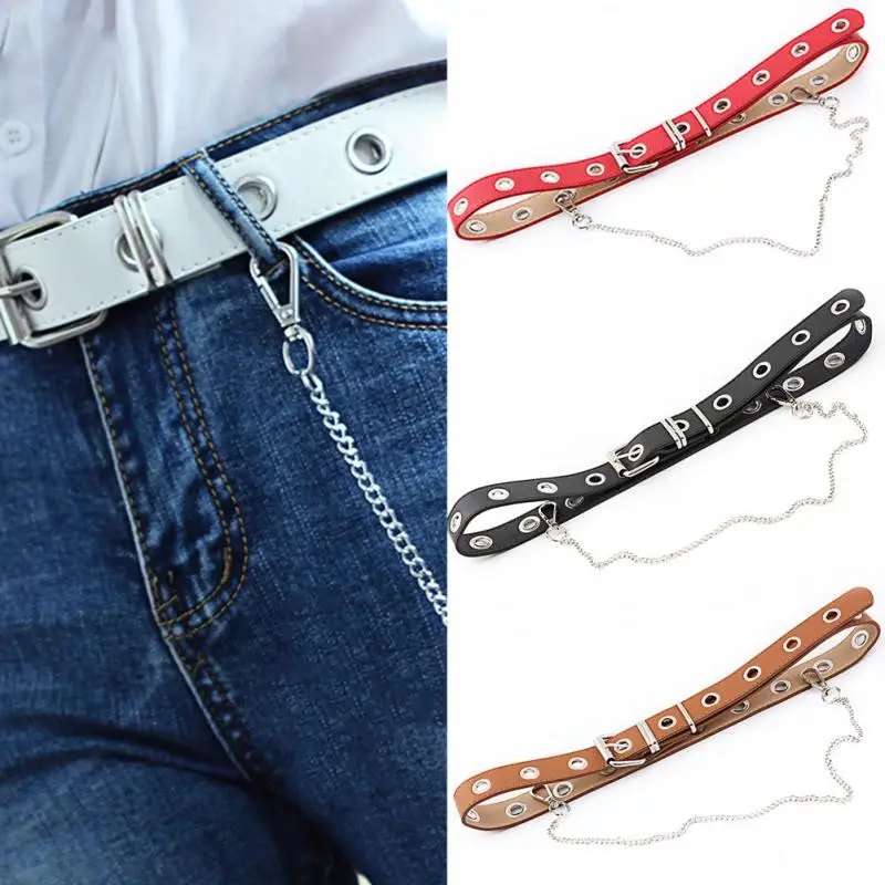 Съемный пояс цепочка панк хип хоп Модные женские ремни Женская Мода Ковбой