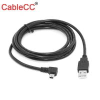 cy cable mini usb b type 5pin male right angled 90 degree to usb 2 0 male data cable 6ft 1 8m