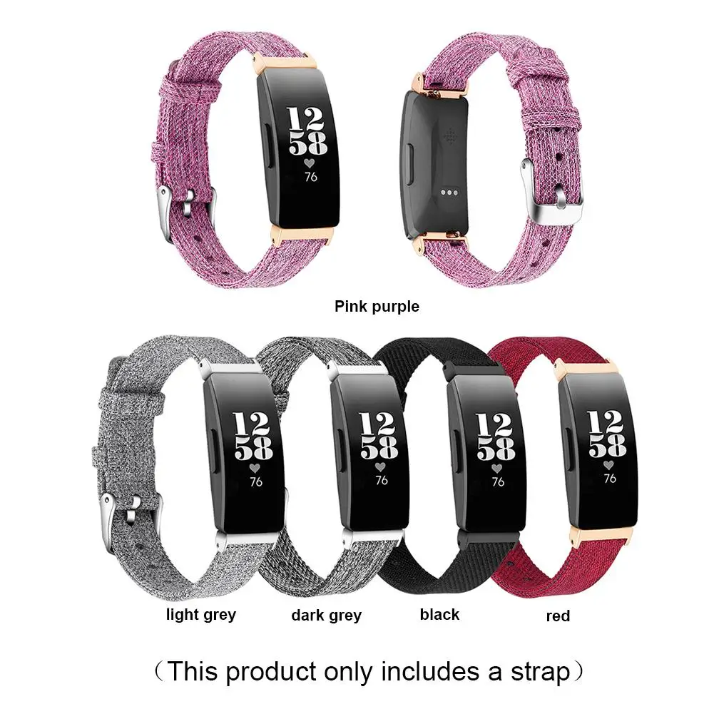 Ремешок для часов Fitbit Inspire/Inspire HR фитнес трекер классические холщовые ремешки с