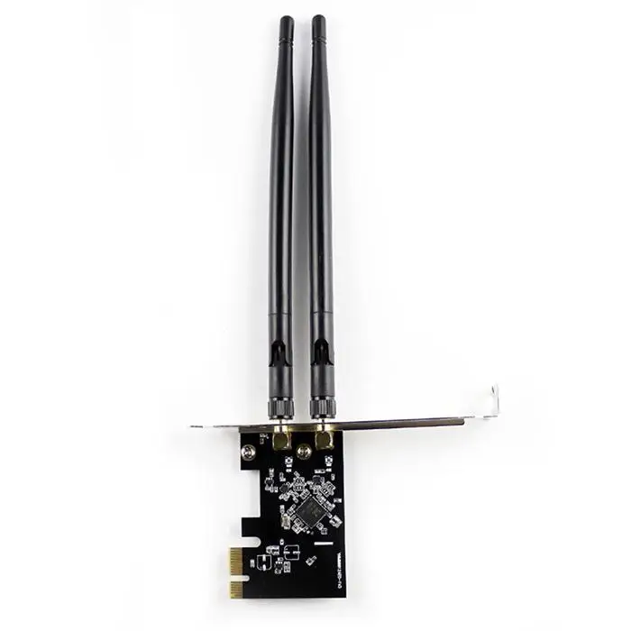 Мини Беспроводная компьютерная сетевая карта мини черный PCI E WiFi 6dBi x 2 20dBm